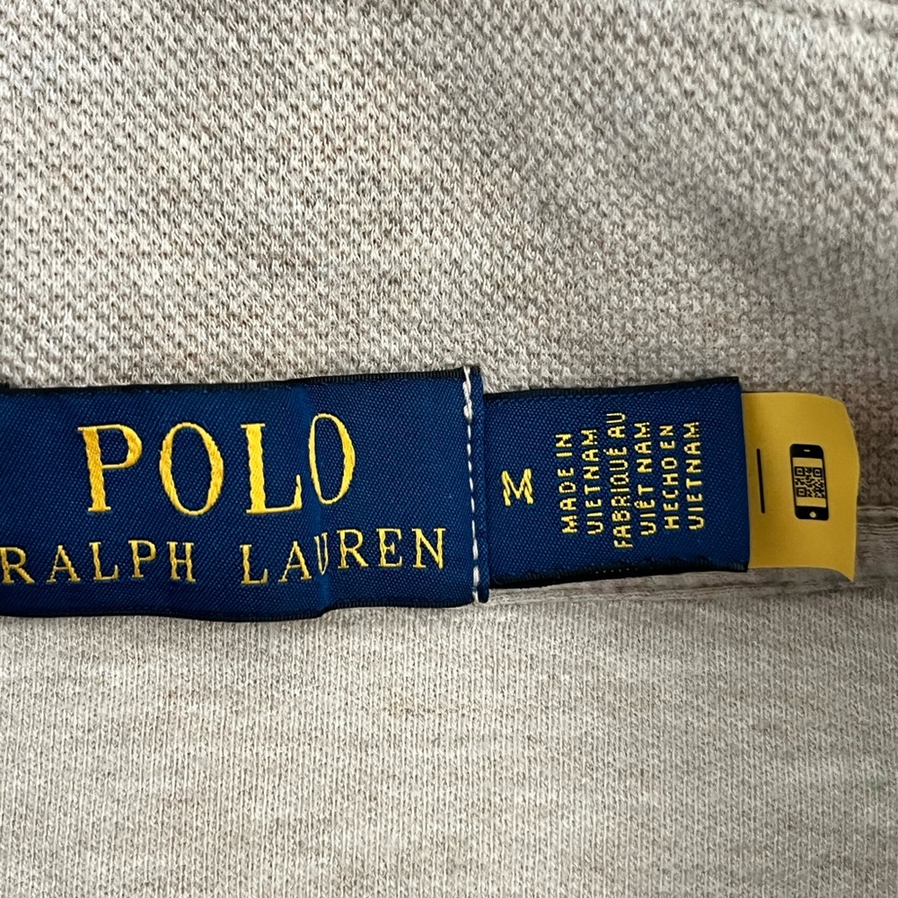Polo Ralph Lauren 1/4 Zip Mock Neck Double Knit Pullover Sweater - Picture 8 of 11